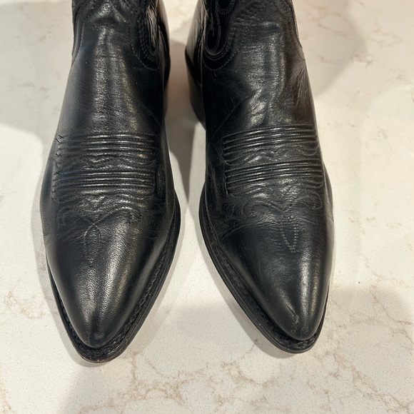 Black Western Cowboy Boots fits ladies size 6.5. - Picture 7 of 9
